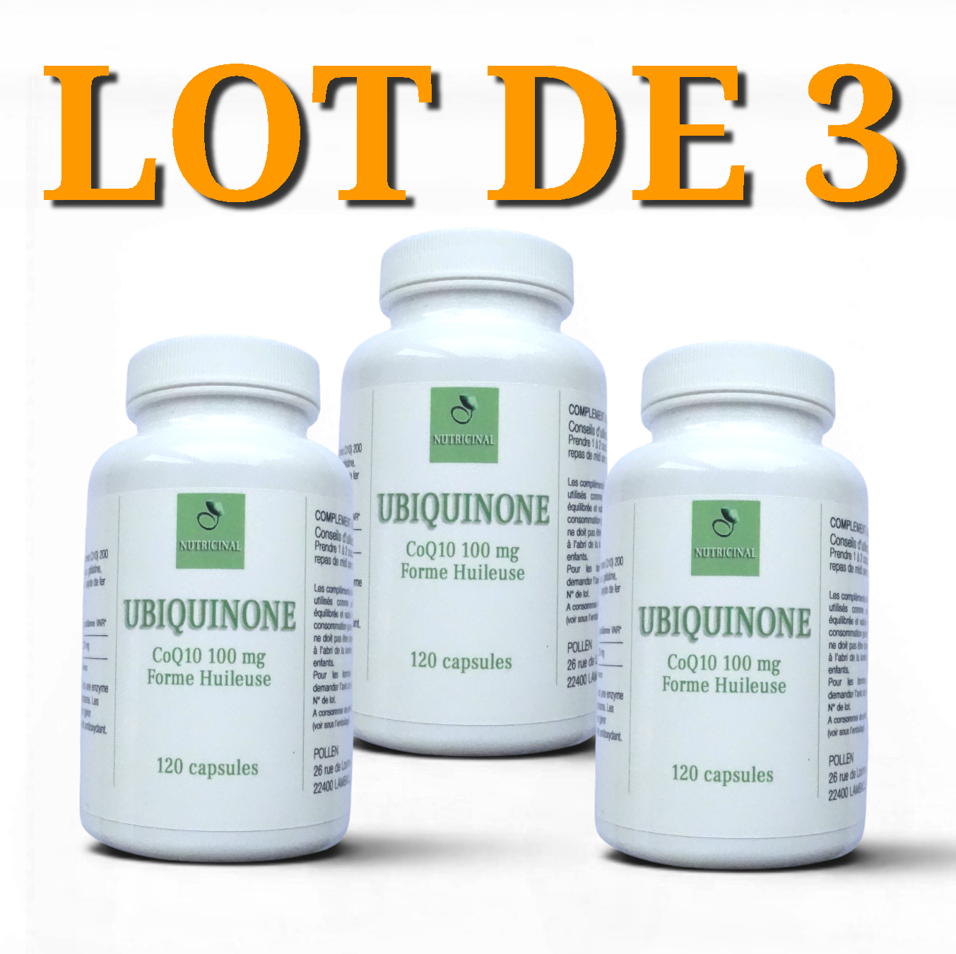 UBIQUINONE Q10 x3