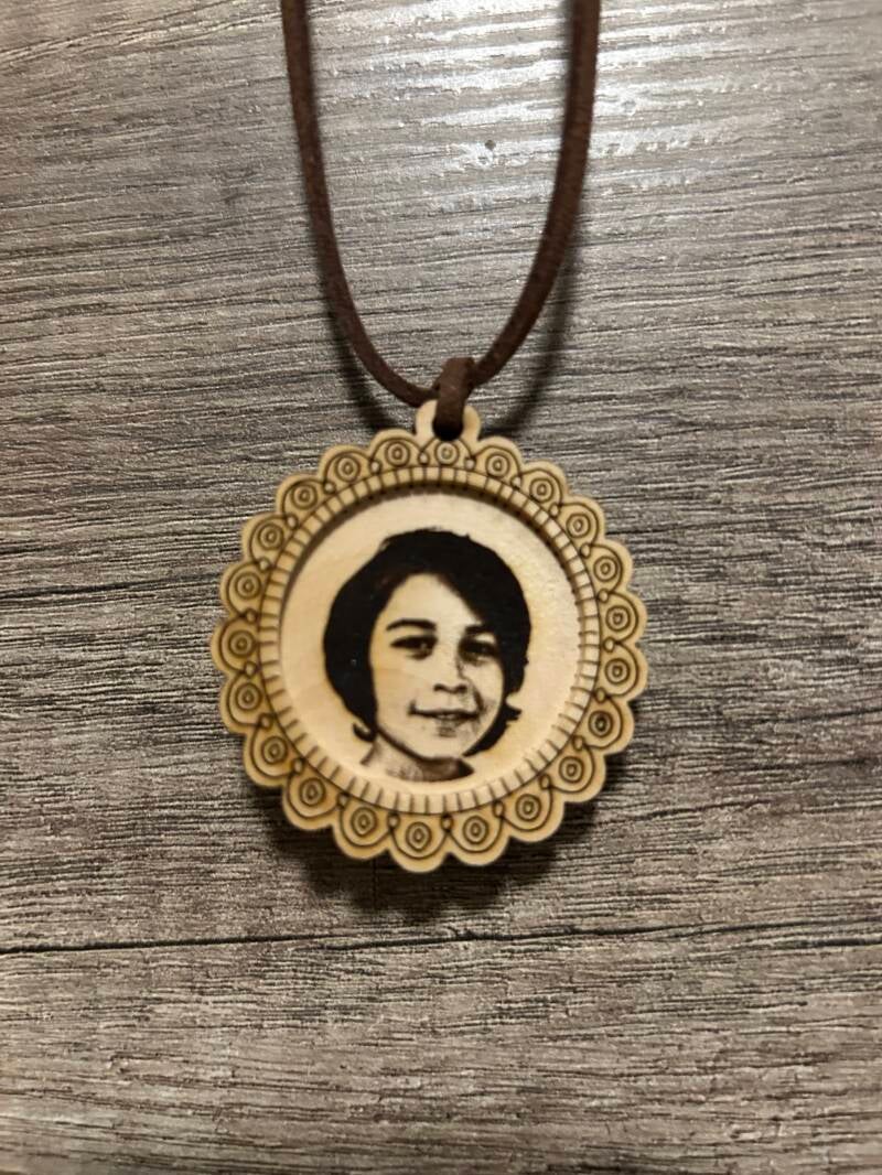 2 Stück - Setpreis Holzanhänger mit deinem Bild