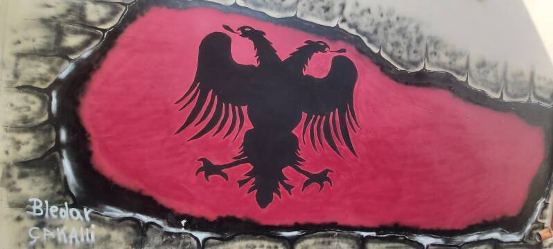 vlag Albanië