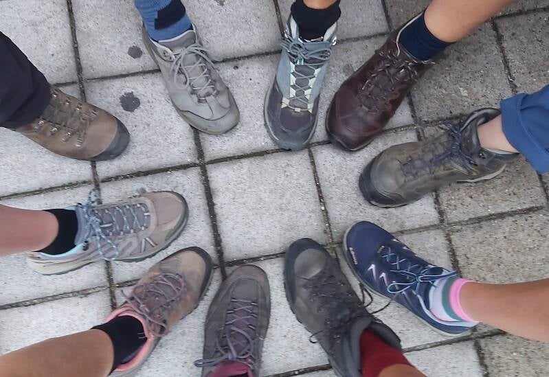 camino santiago schoenen