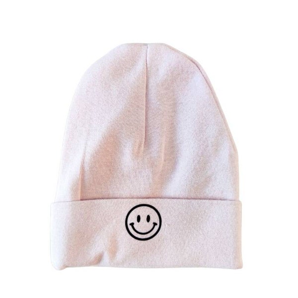 Smiley muts - deep pink