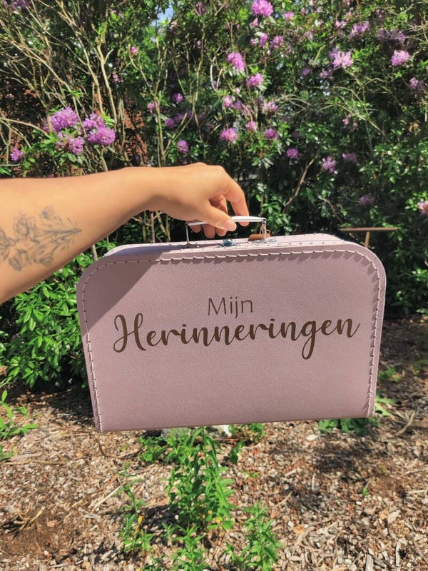 Koffertje - mijn herinneringen (roze)
