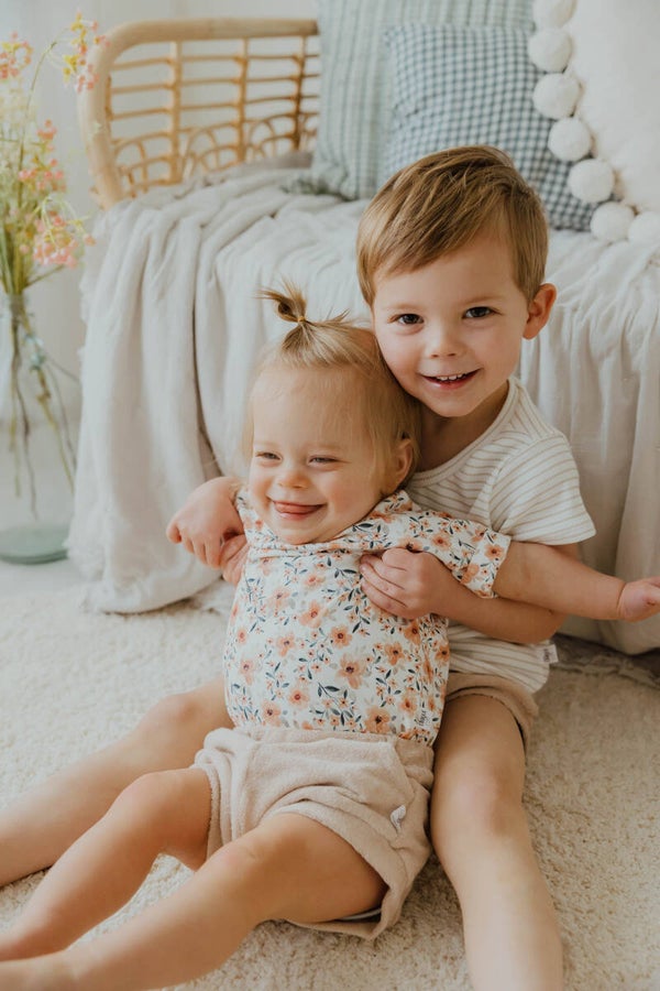 Sponzen shortje beige