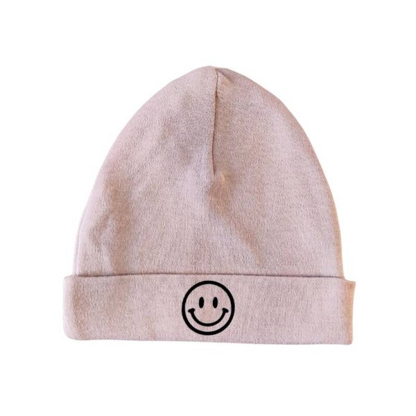 Smiley muts - pinkstone