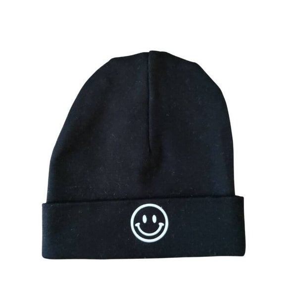 Smiley muts - zwart