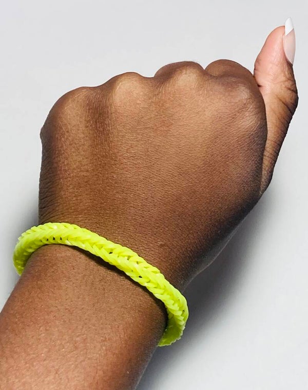 Highlighter Yellow bracelet