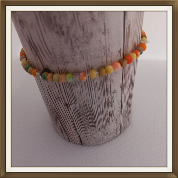 Bracelet perles en verre