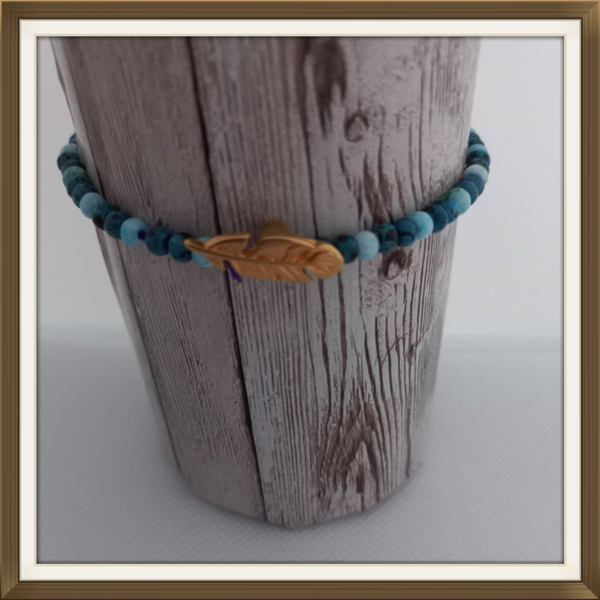 Bracelet perles en verre