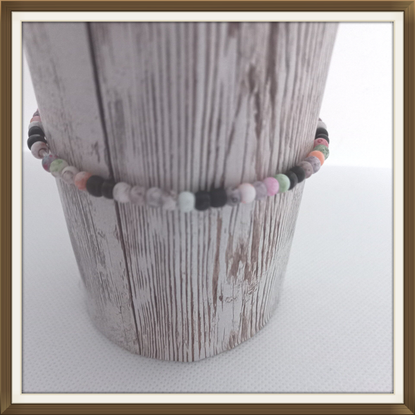 Bracelet perles en verre 3