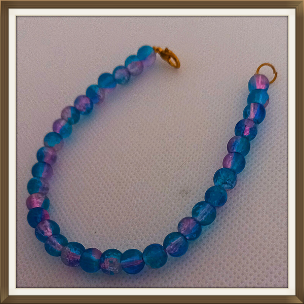 Bracelet perles en verre 5