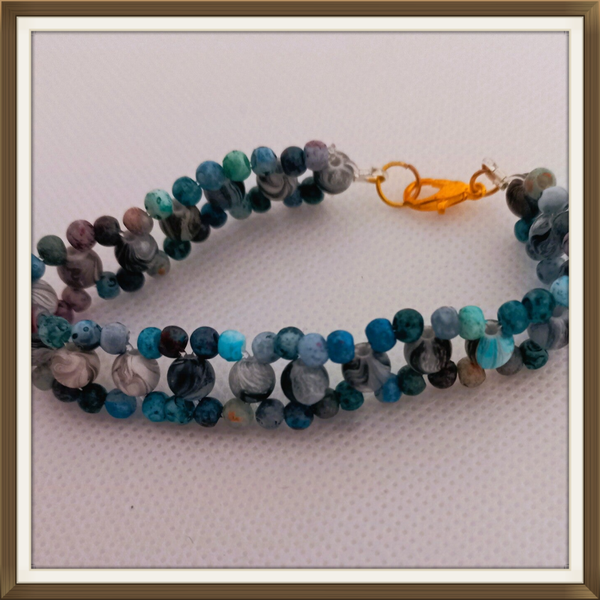 Bracelet perles en verre 7
