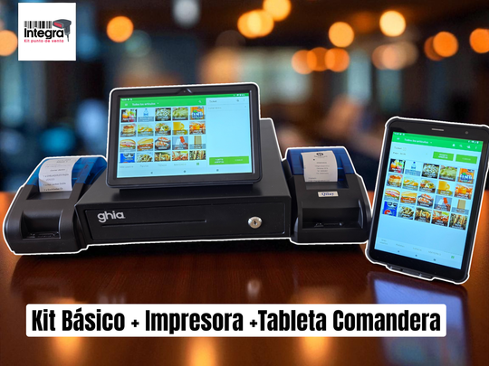Kit Inicial + Tableta Comandera + Impresora para Cocina
