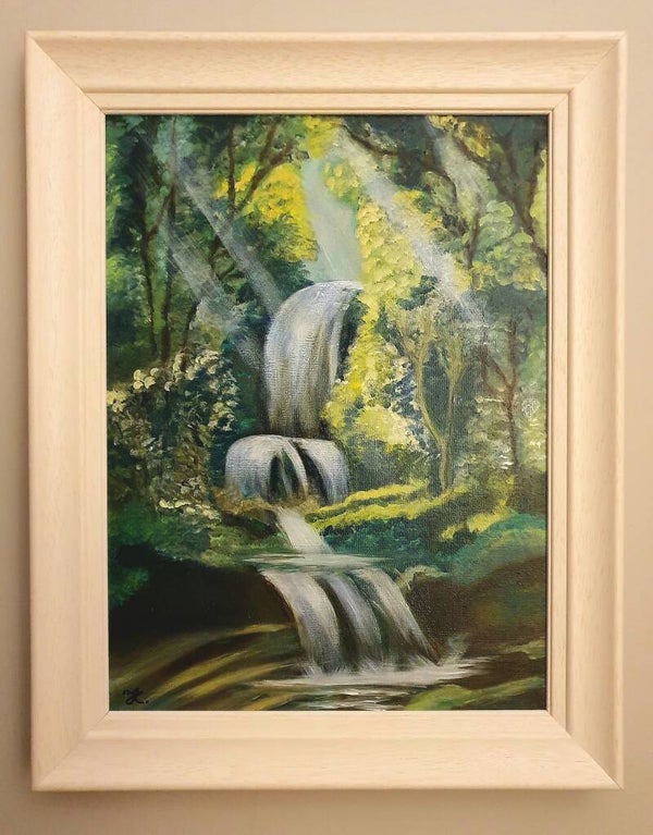 Woodland waterfall