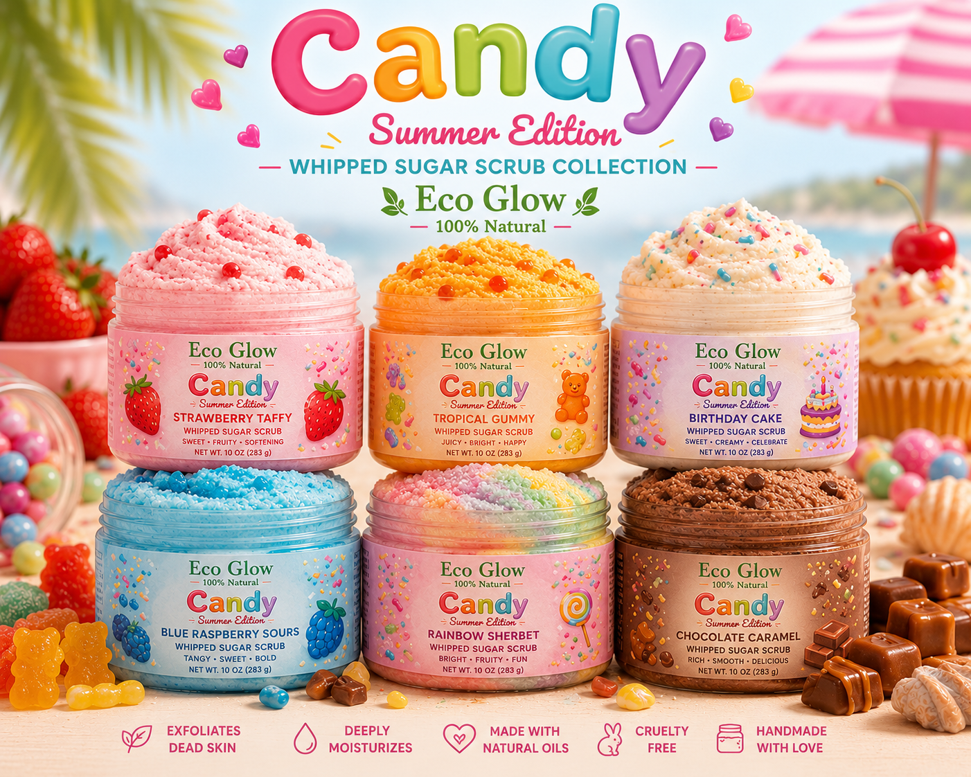 Summer Candy Collection Whipped Sugar Scrub