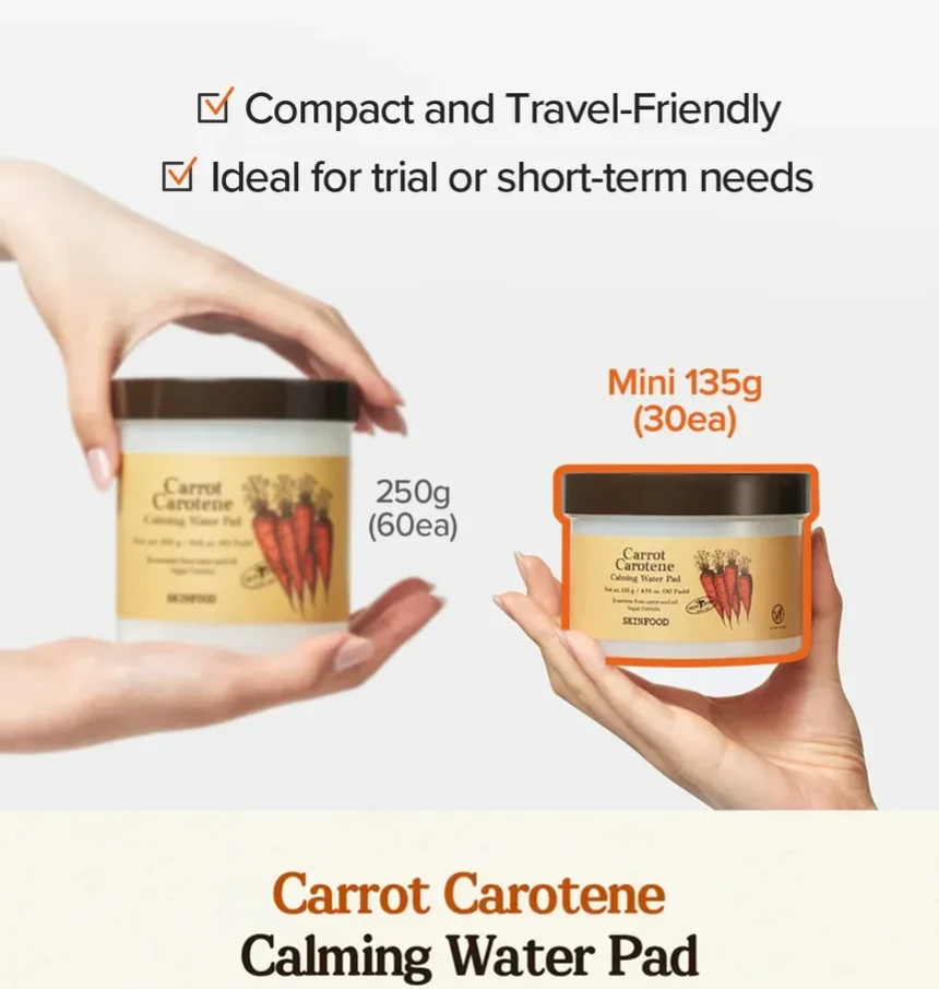 SKINFOOD - Carrot Carotene Calming Water Pad Mini