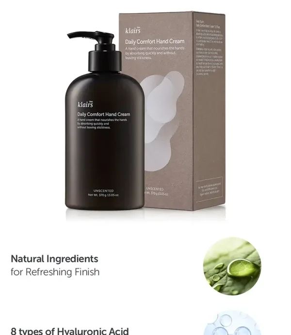 Dear, Klairs - Daily Comfort Hand Cream