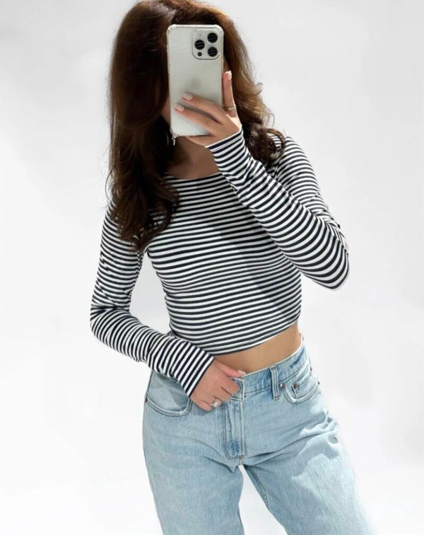 Leela top streep S/M