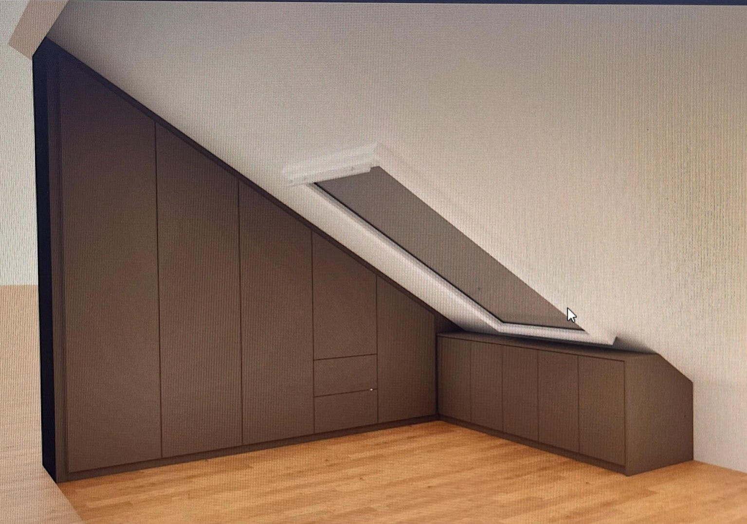 Visualisierung des Schranks