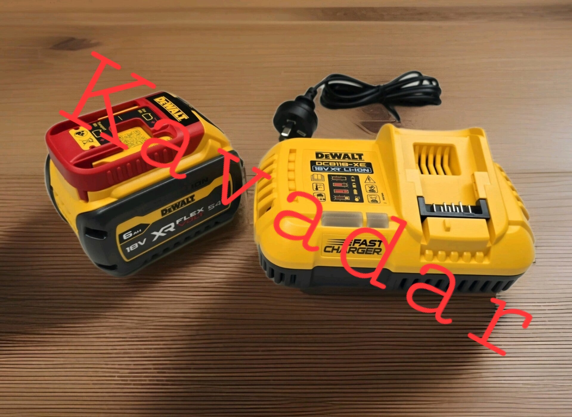 Dewalt 18v/54v 6ah Battery & FAST charger