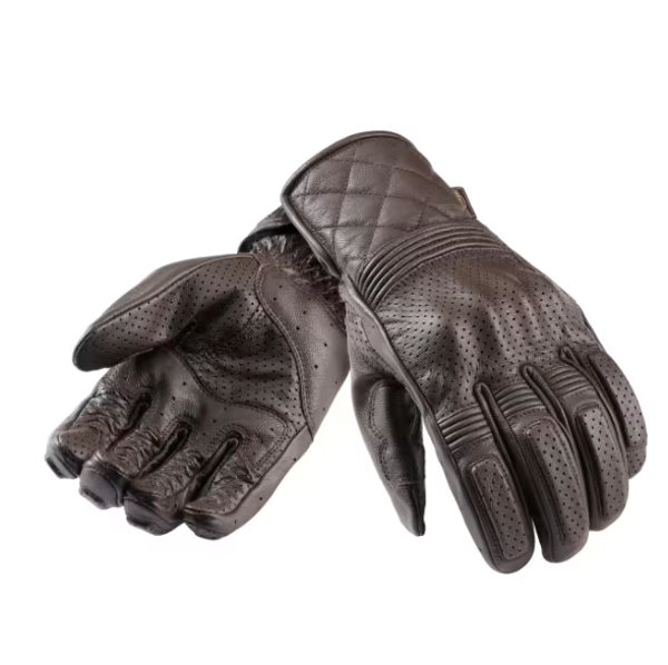 MGVS24403 - Gants en Cuir Perforé Dalton Marron