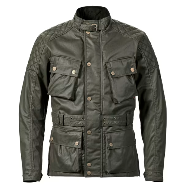 MTHS20112 - Blouson Coton Ciré Beck Khaki Homme