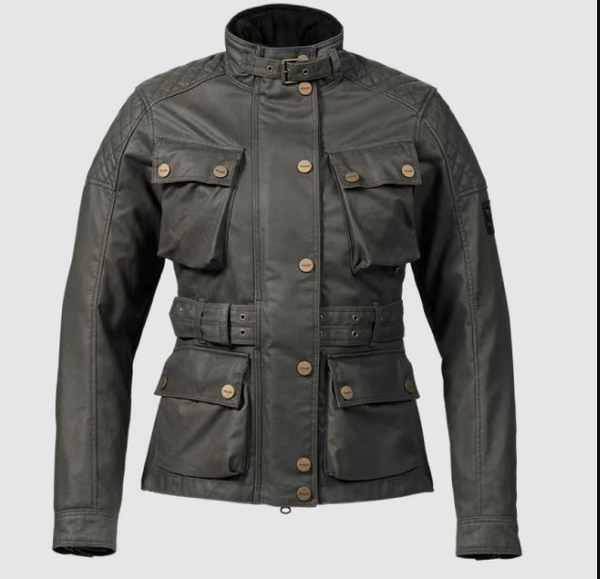 MLTS20124 - Blouson Coton Ciré Beck Khaki Femme