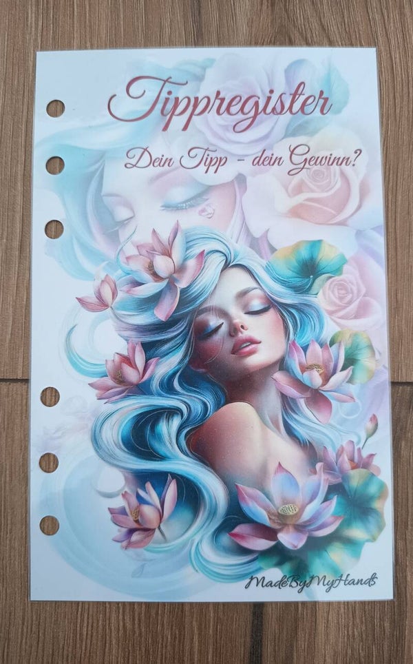 Tippregister A6 Format
