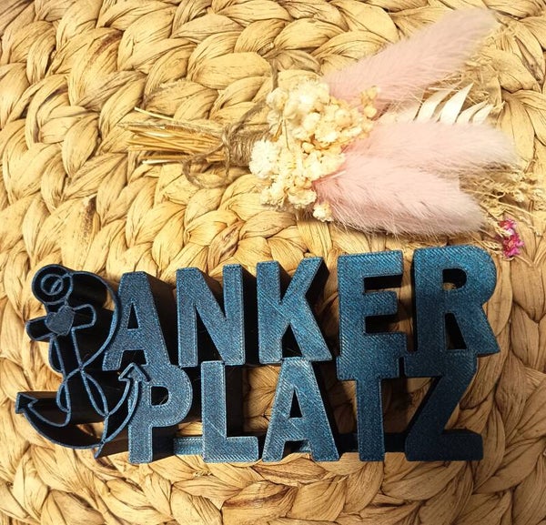 Schriftzug Ankerplatz