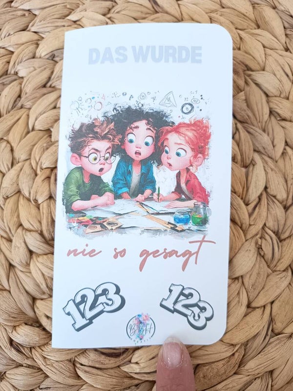 Klappkarte - Das wurde so nicht gesagt