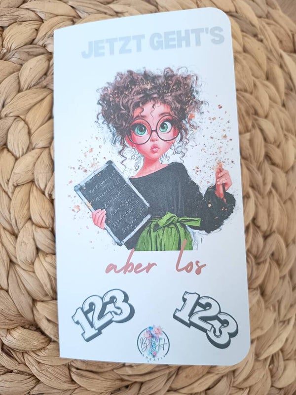 Klappkarte - Jetzt geht's aber Los A6- Format