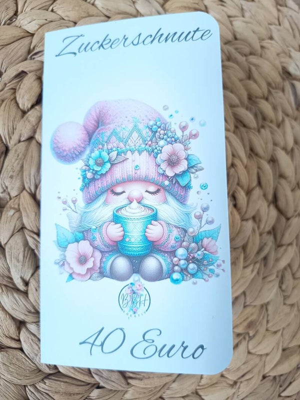 Klappkarte - Zuckerschnute