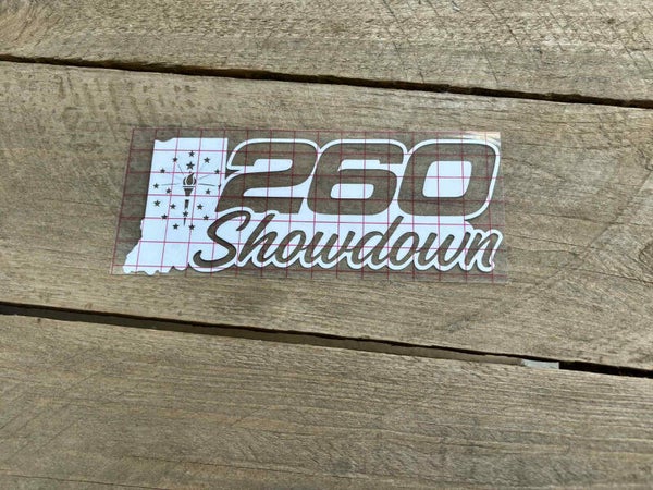 260 Showdown Decal