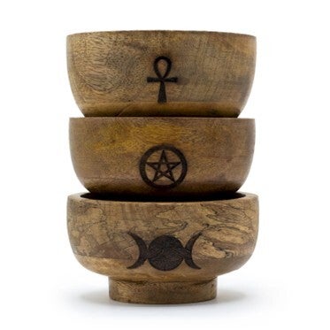 Pack 3 petits bols pour encens 11x5,5cm