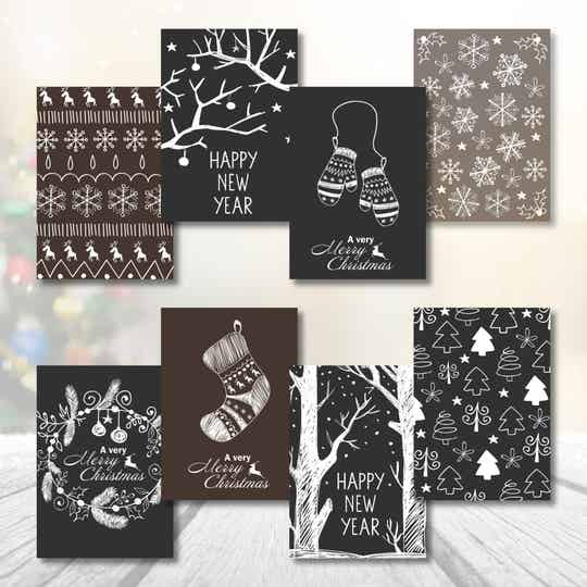 Kerstkaarten | 24 stuks