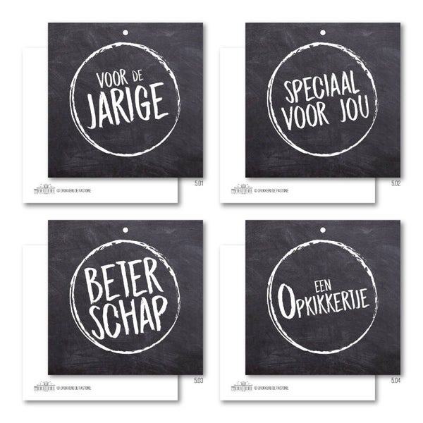 Bloemenkaartjes set 5