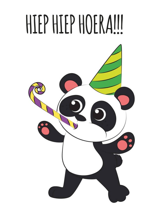 Hiep Hiep Hoera Panda