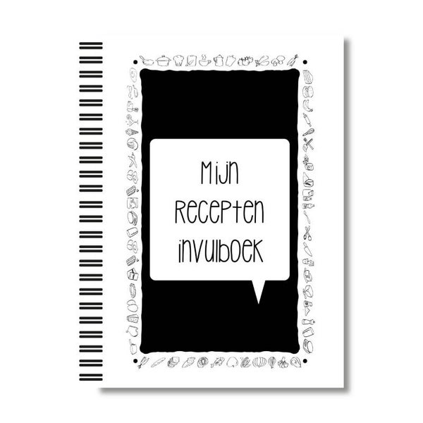 Mijn Recepten invulboek