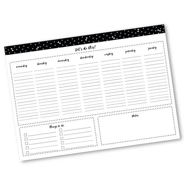 Weekplanner | Lettertijd