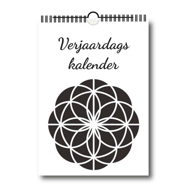 Verjaardagskalender Rozeta