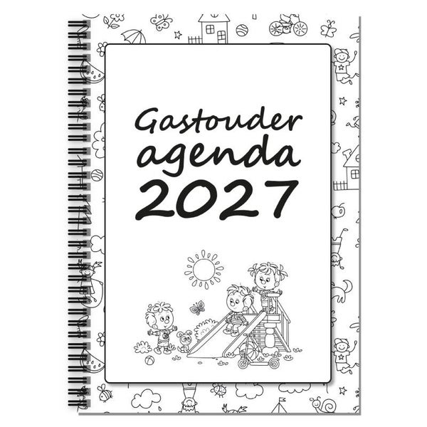 Gastouderagenda 2027 - A4 - voor 10 kindjes