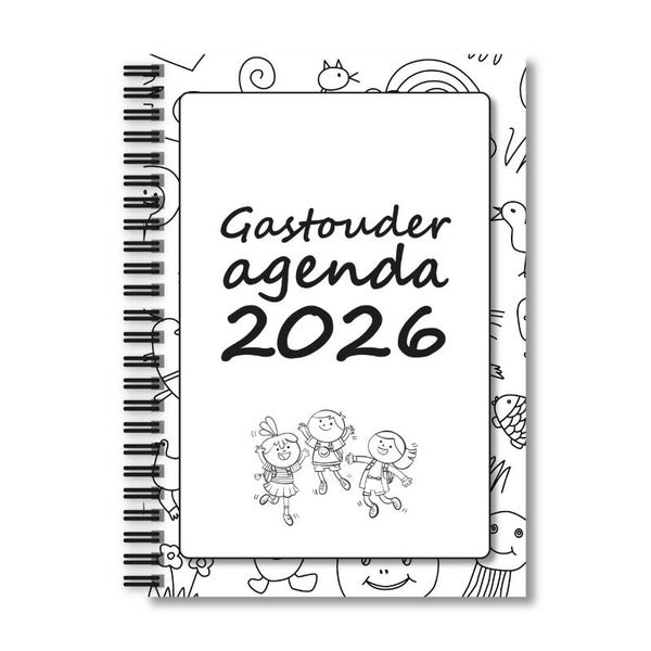 Gastouderagenda 2026 - A5 - voor 8 kindjes