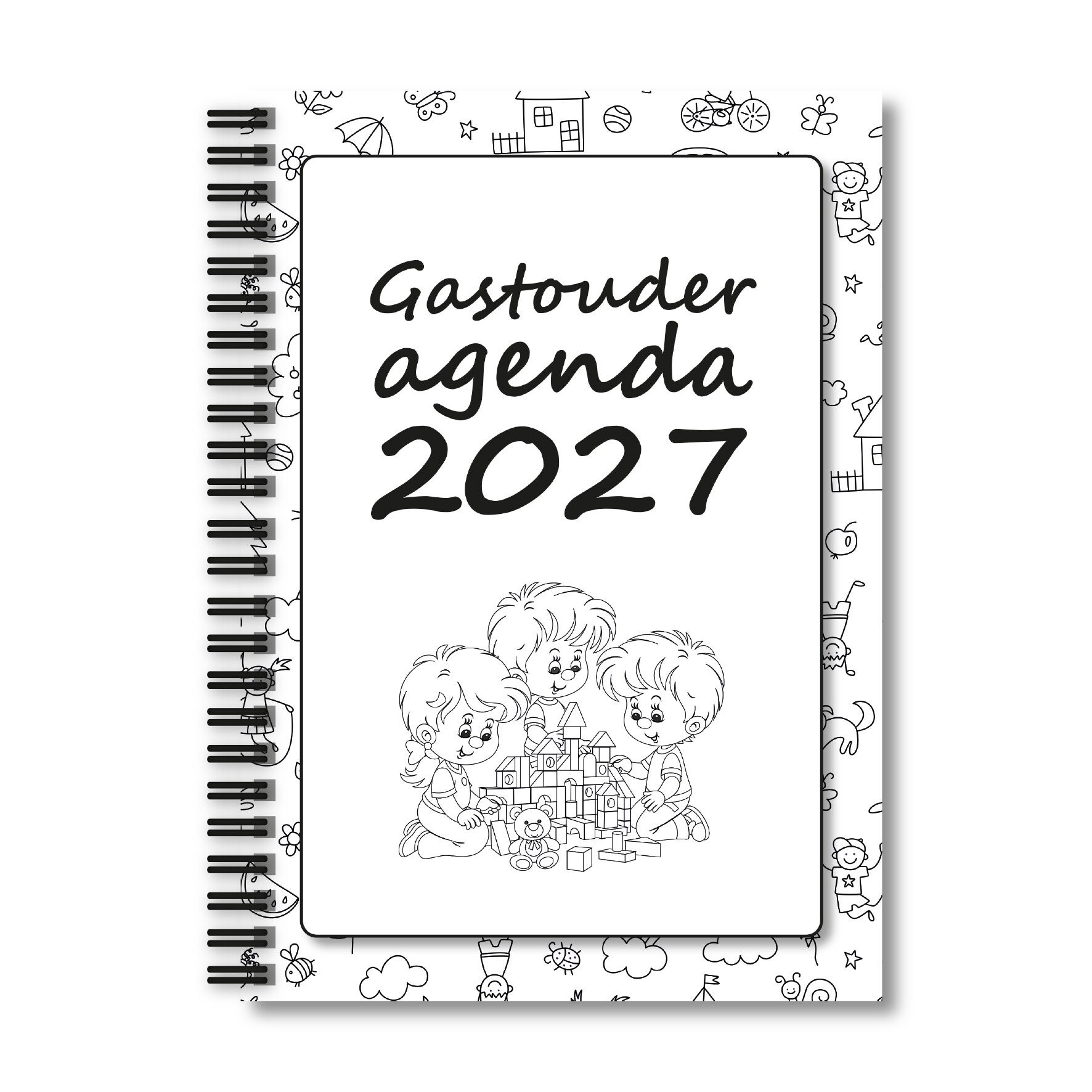 Gastouderagenda 2027 - A5 - voor 8 kindjes