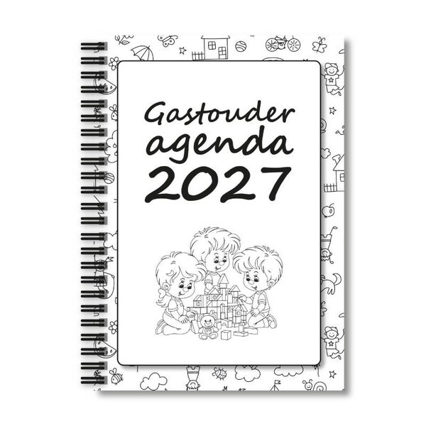 Gastouderagenda 2027 - A5 - voor 8 kindjes
