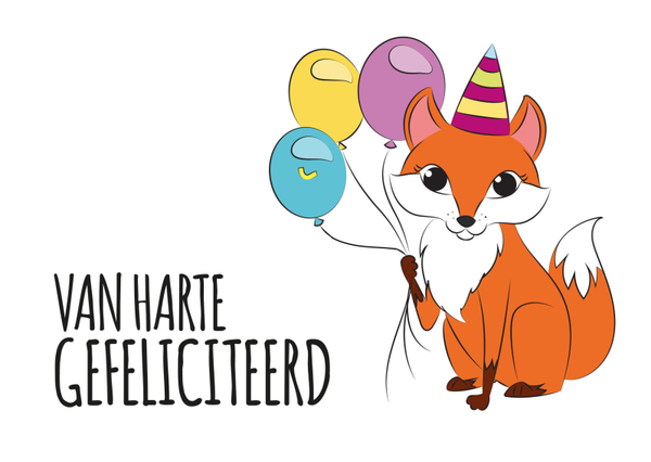 Gefeliciteerd vos