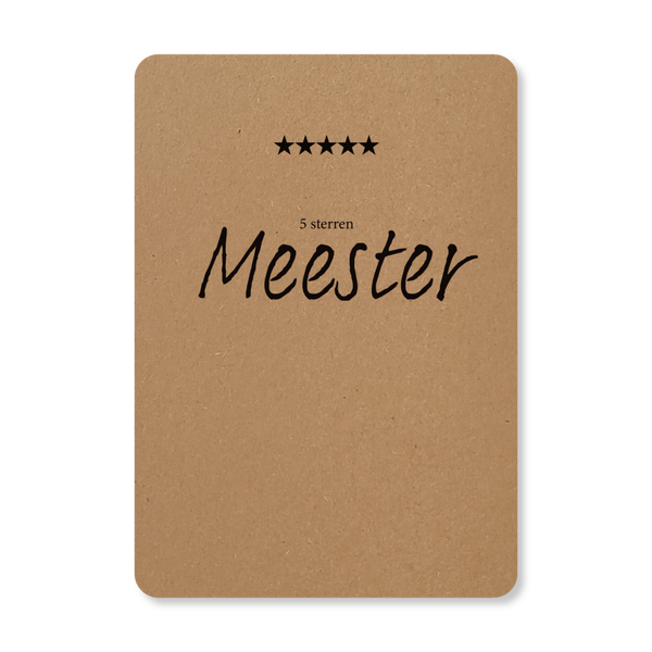 Schrift van meester