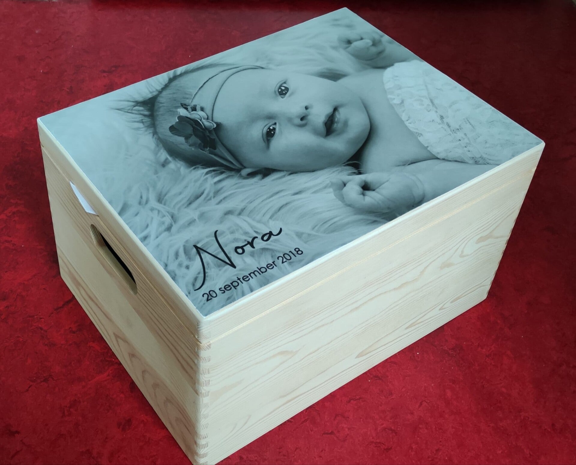 Herinneringen box met foto