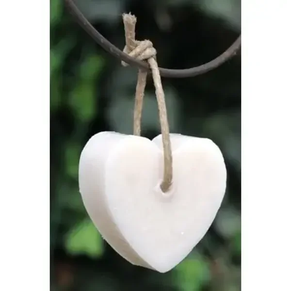 Hartzeep aan koord "amber"