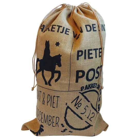 jute zak sinterklaas pietenpost