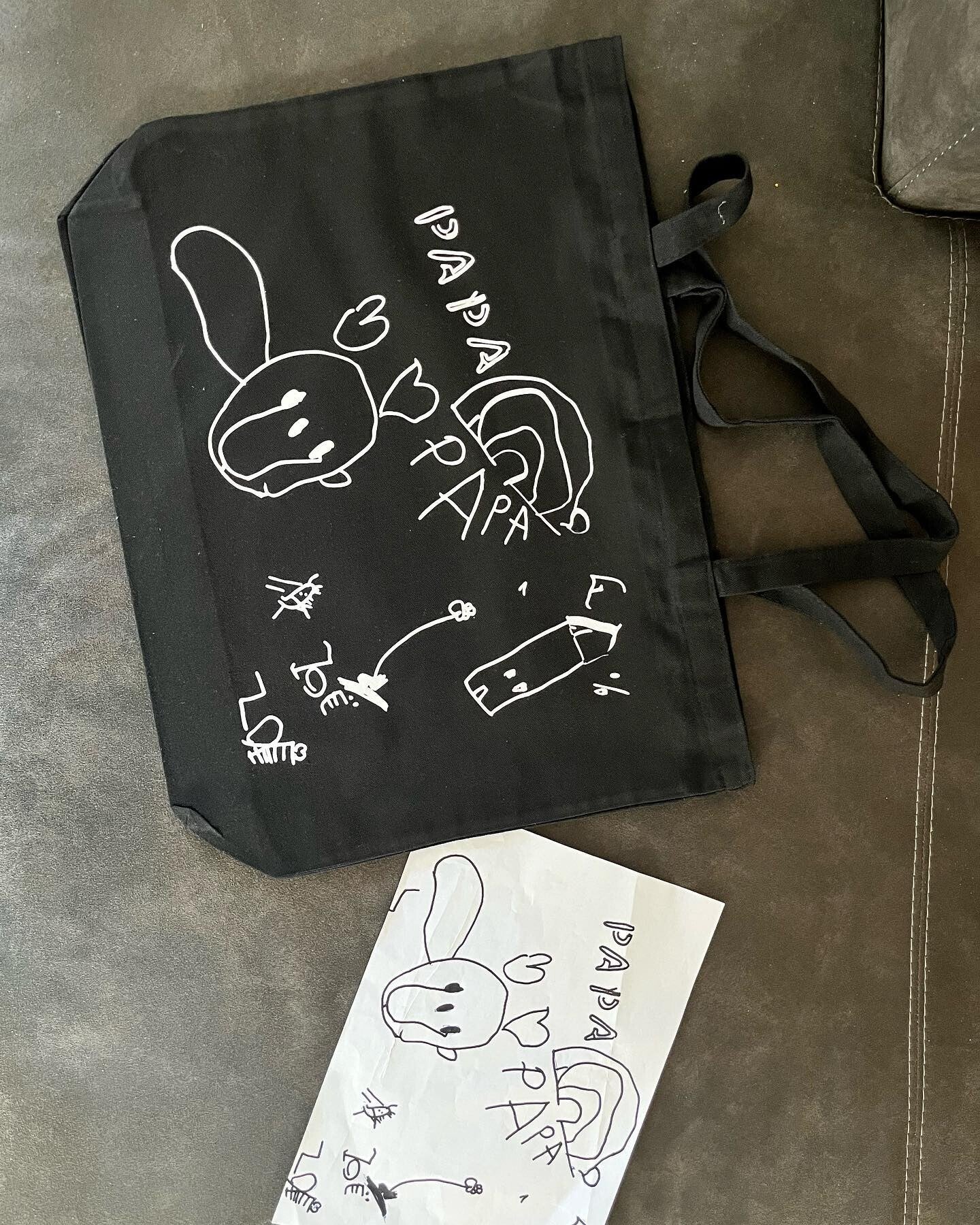 Canvas tas met eigen tekening