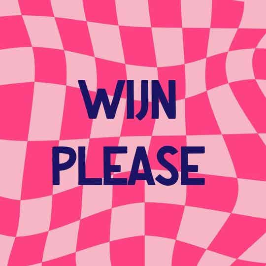 Tegeltje wijn please